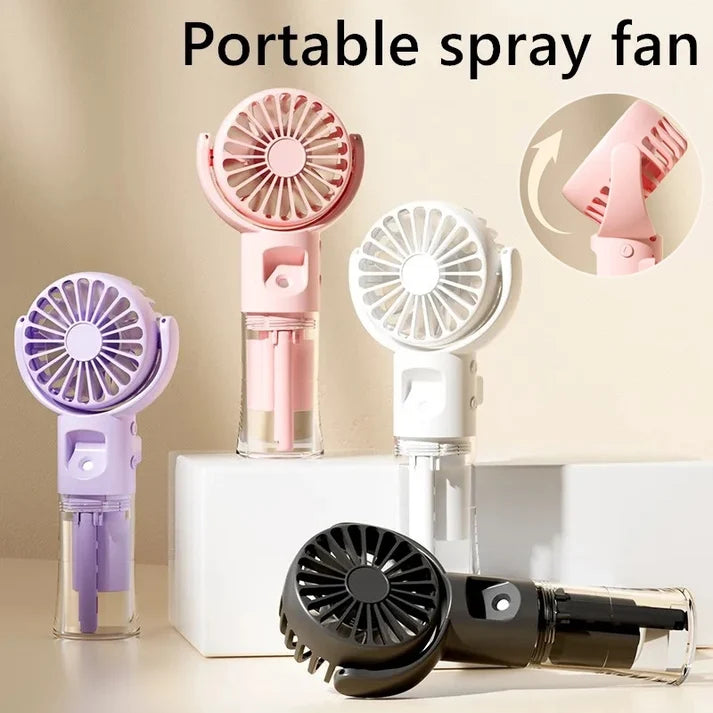 Portable Handheld Mist Cooling Mini Fan