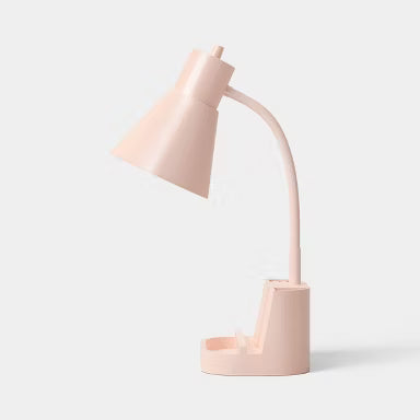 Adjustable Gooseneck Task Lamp with Charging Port